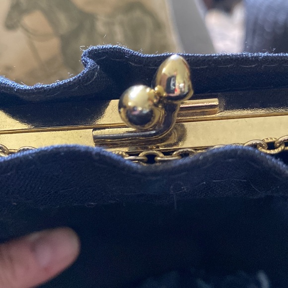 Vintage FS Originals Black Evening Bag - Picture 7 of 14